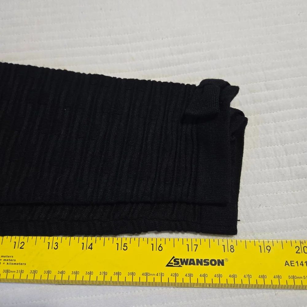 Women's Karl Lagerfeld Paris Black Cardigan with Gold Buttons, Size S NWT - Picture 12 of 14